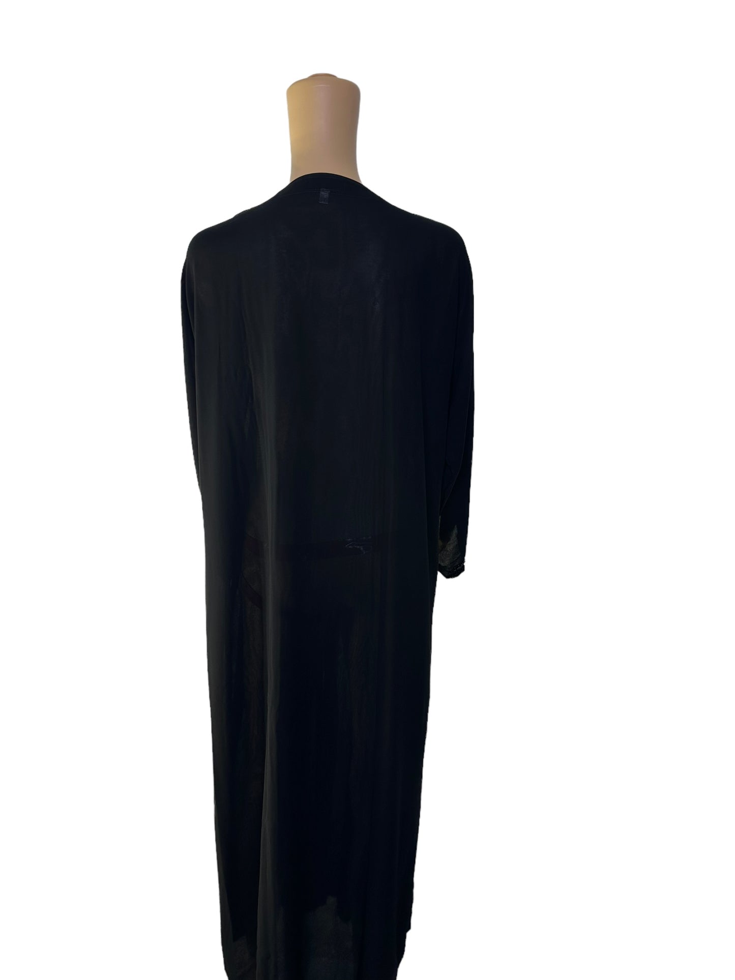 Long Flowing Abaya Kaftan with Rhinestone on both side